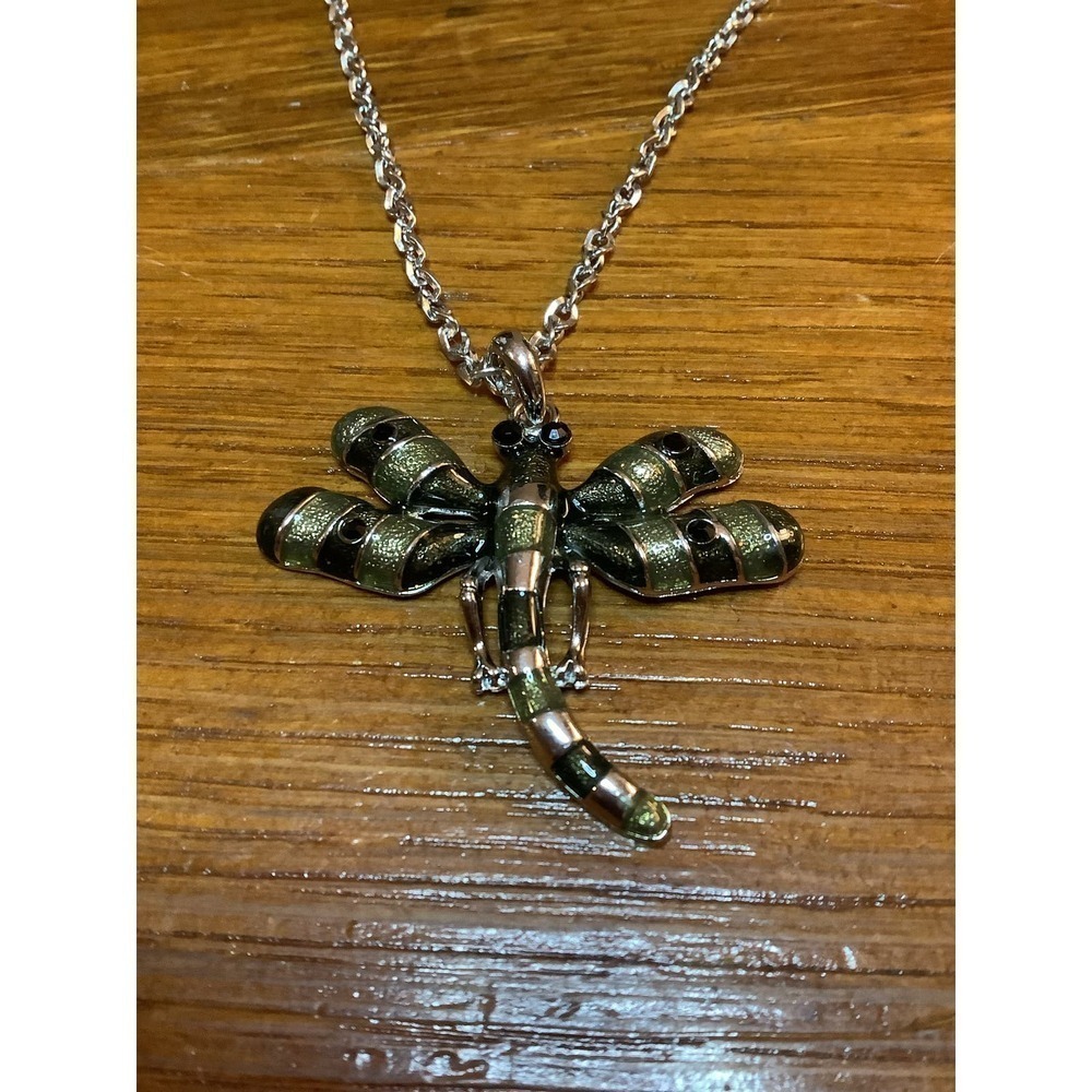 Dragonfly Enamel Necklace - Picture 4 of 5